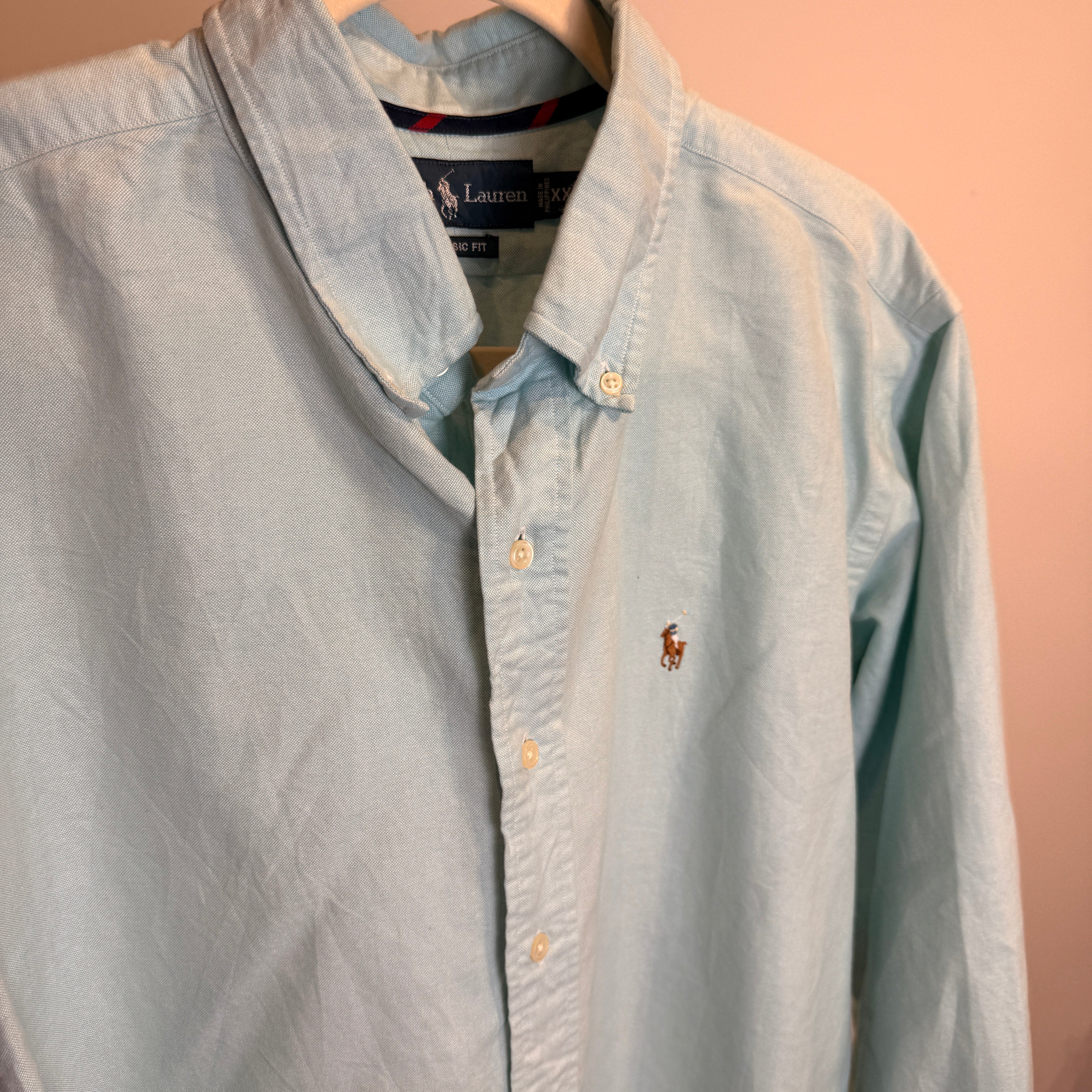 Ralph Lauren Men’s Light Blue Oxford Shirt – P685
