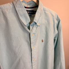 Ralph Lauren Men’s Light Blue Oxford Shirt – P685