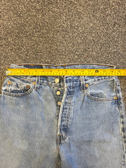 Rare Vintage Levi's 501 XX, USA Made Denim Jeans - Faded Light Blue - W30 L30