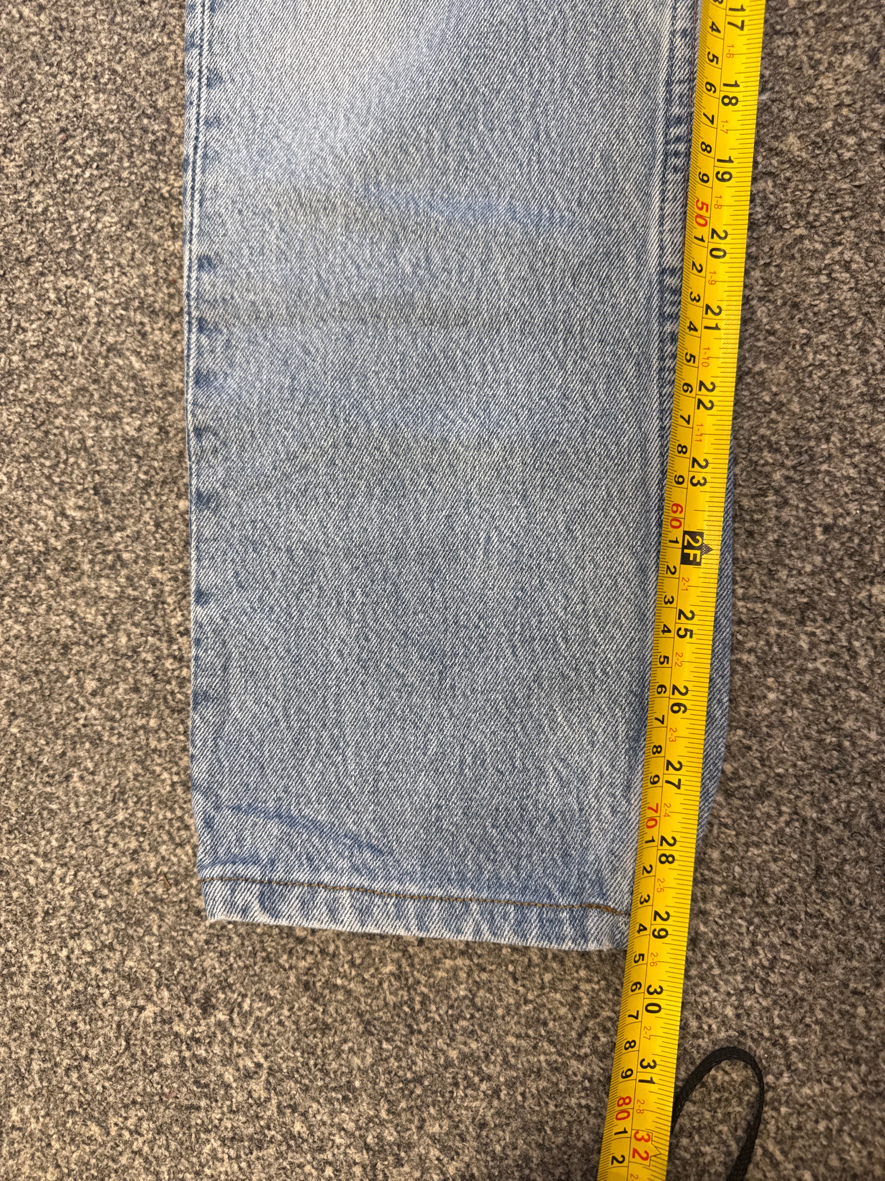 Rare Vintage Levi's 501 XX, USA Made Denim Jeans - Faded Light Blue - W30 L30