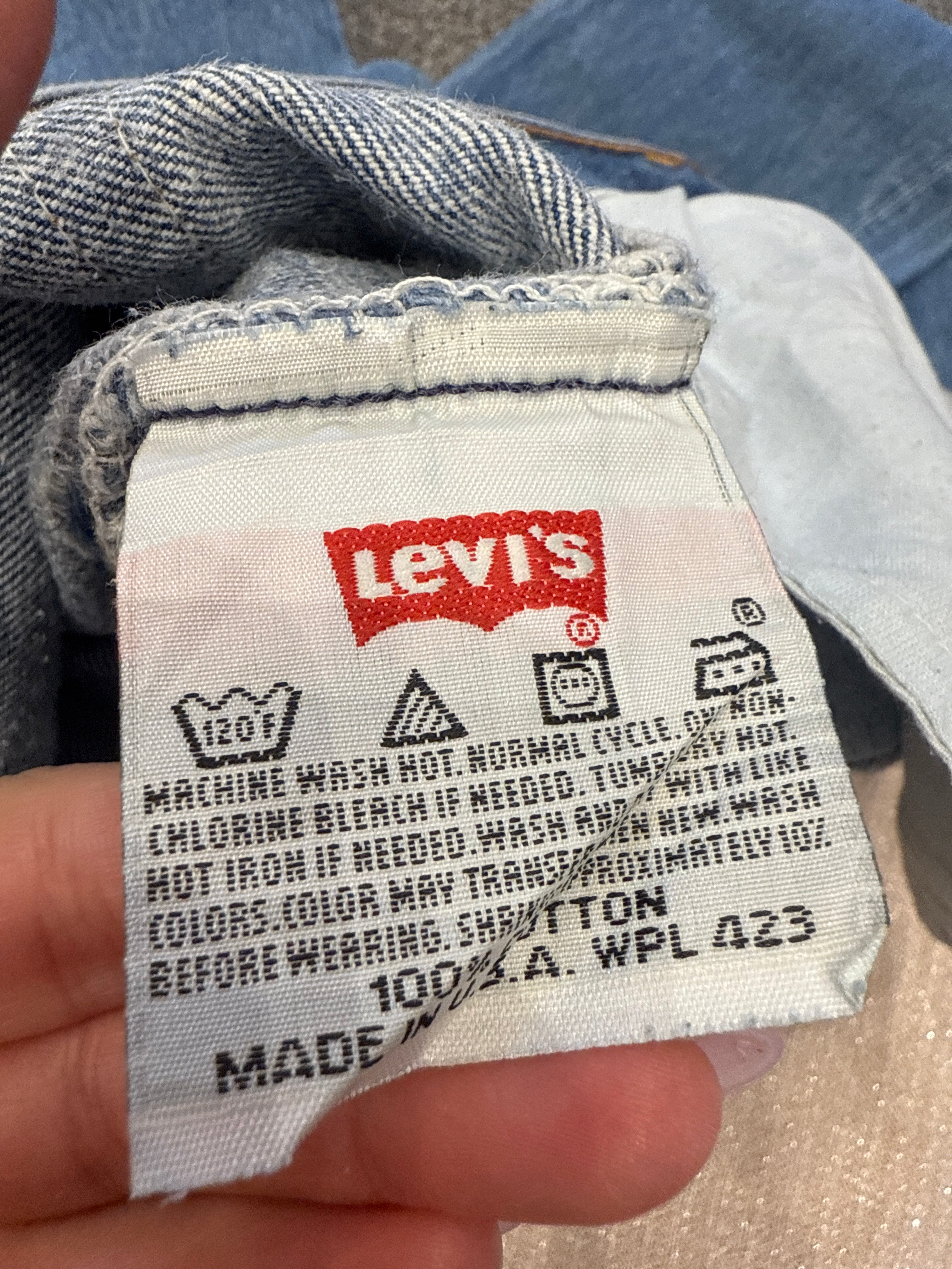 Vintage Levi's 501 XX, USA Made Denim Jeans -  W30 L31