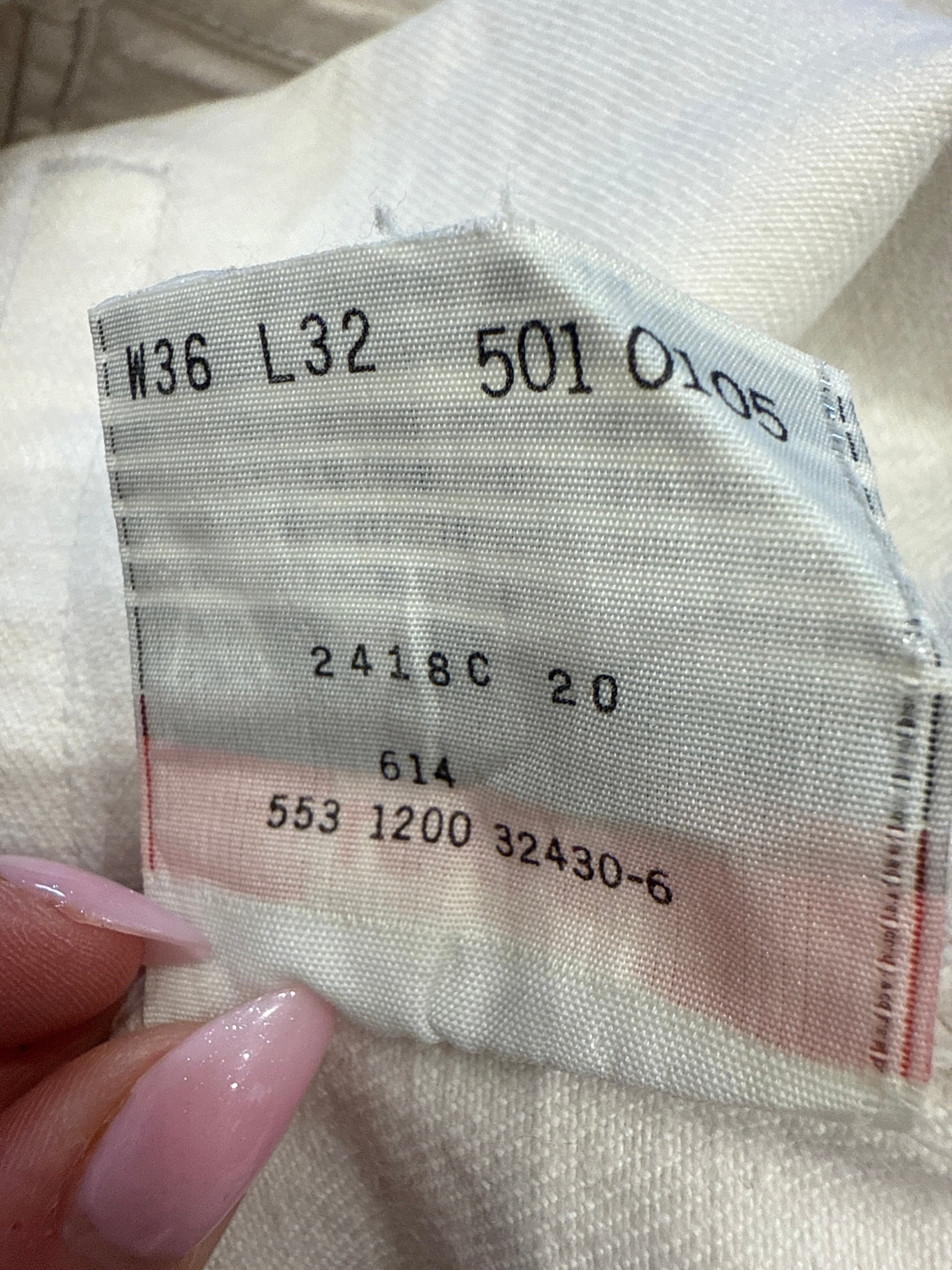 Vintage Levi's 501 XX, USA Made Denim Jeans - W36 L32