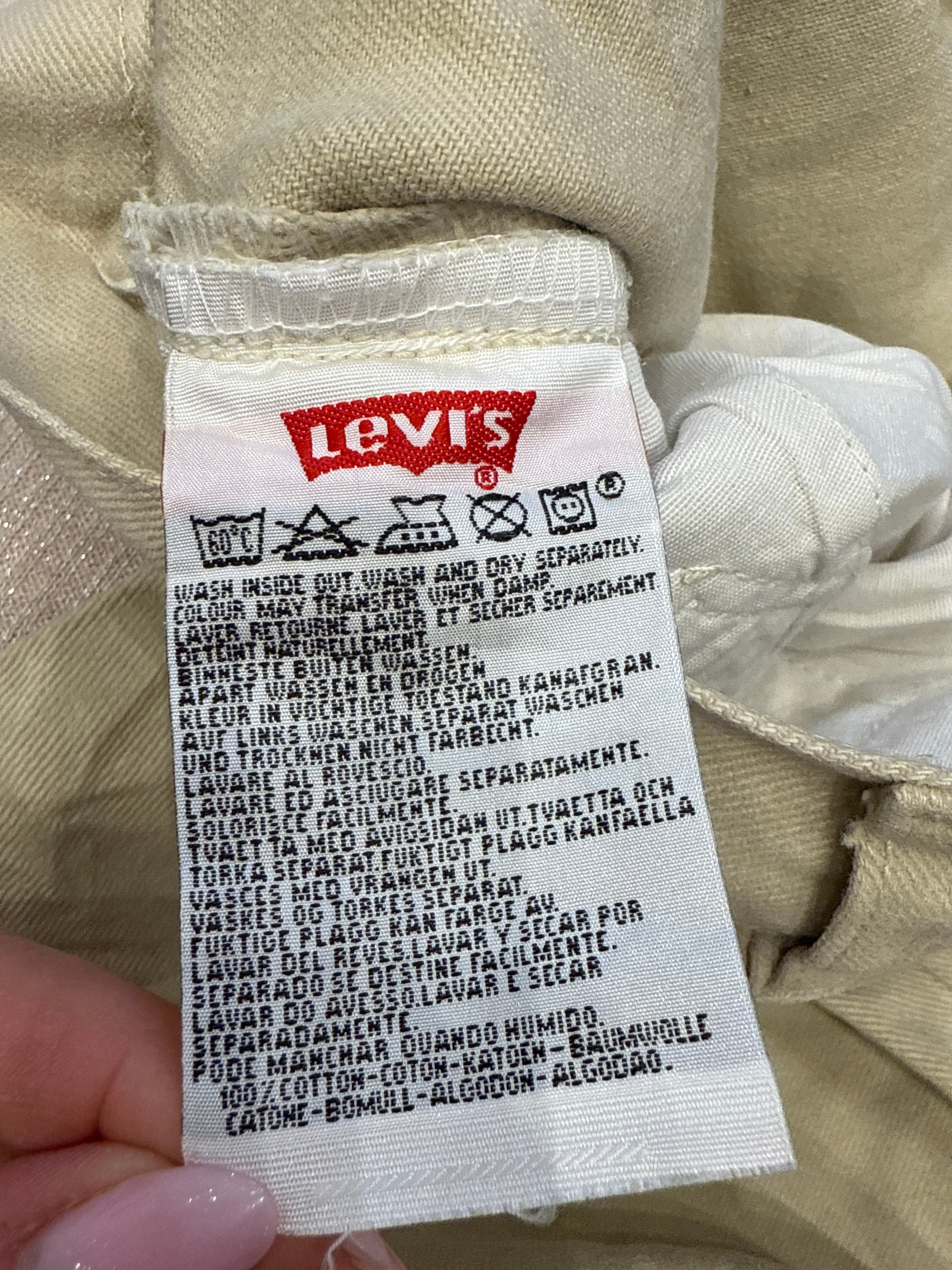 Vintage Levi's 501 XX, USA Made, Denim Jeans - Camel - W34 L29