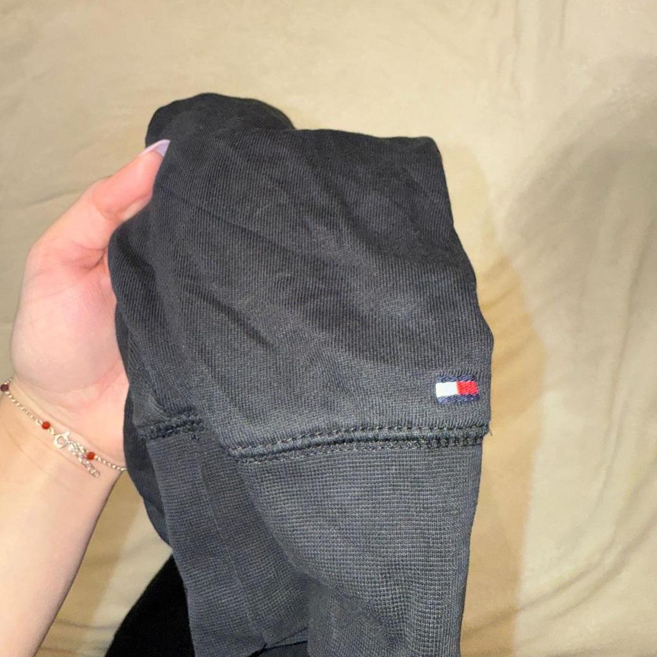 Tommy Hilfiger Black Embroidered Crewneck Sweatshirt