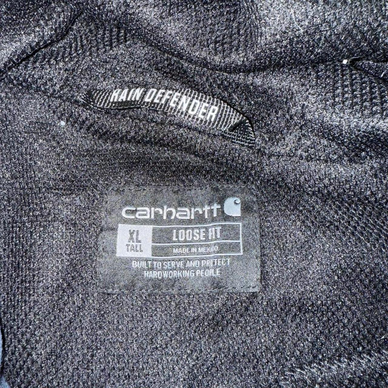Carhartt Navy Zip-Up Rain Defender Hoodie