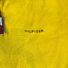 Tommy Hilfiger yellow fleece quarter zip