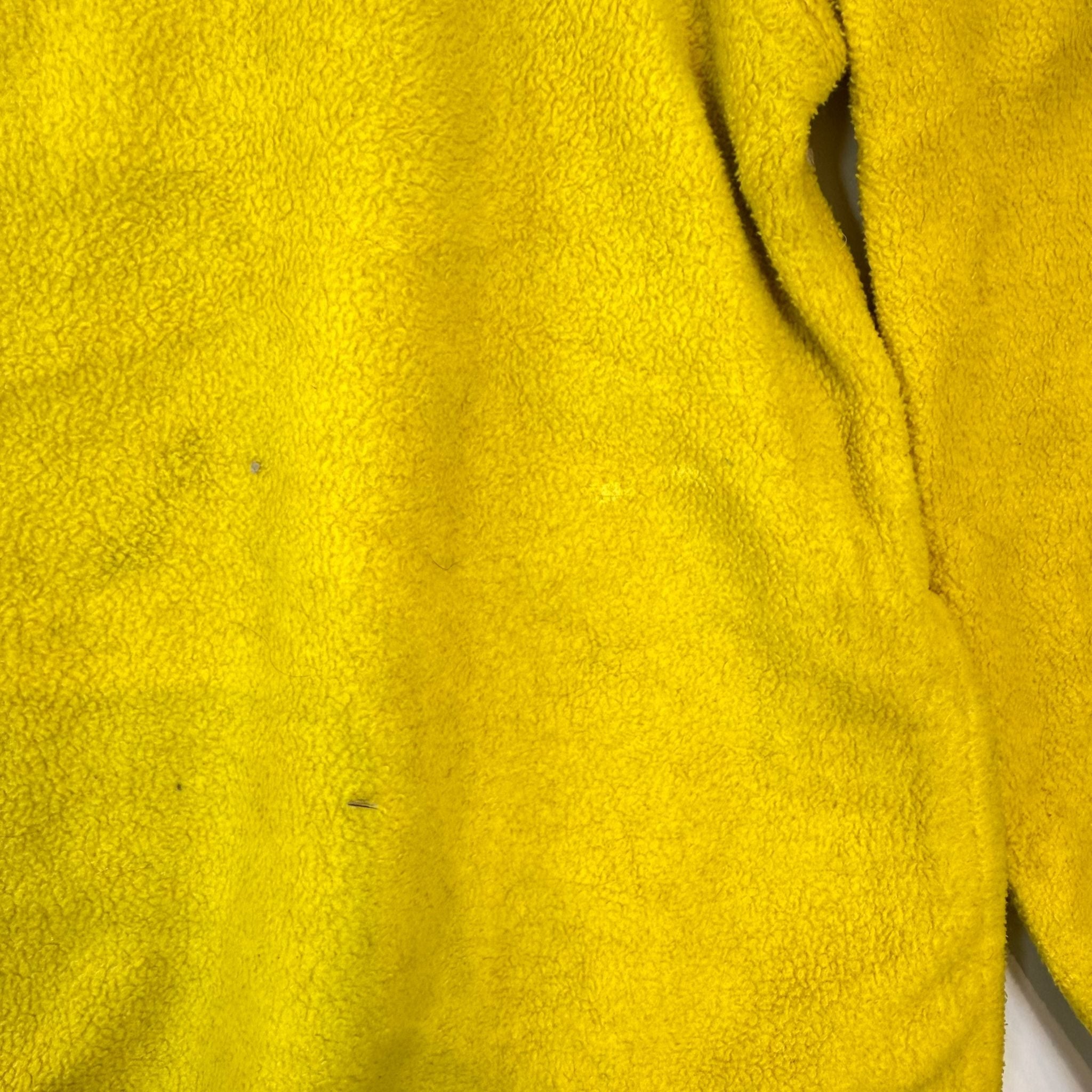 Tommy Hilfiger yellow fleece quarter zip
