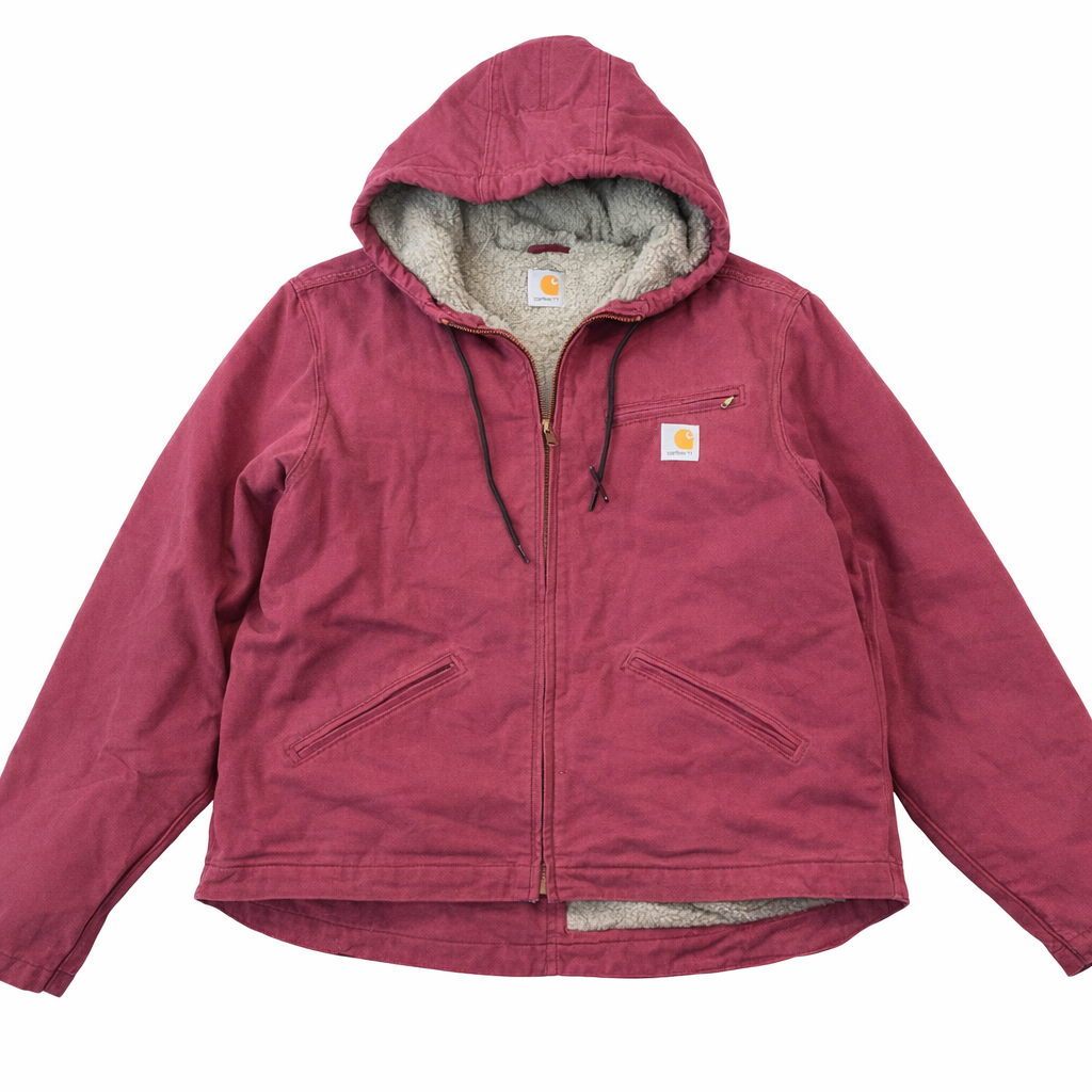Carhartt pink hooded jacket