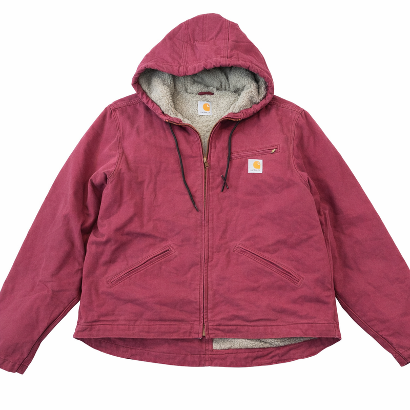 Carhartt pink hooded jacket