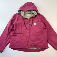Carhartt pink hooded jacket