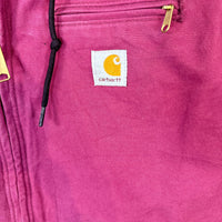 Carhartt pink hooded jacket