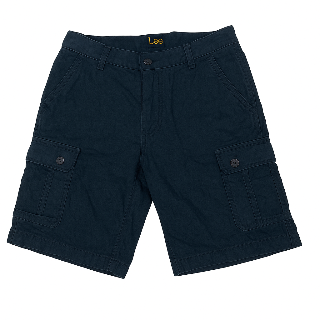 Lee navy cargo shorts