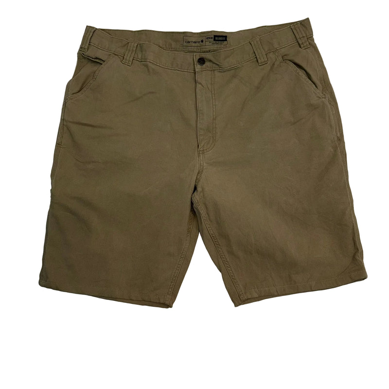 Carhartt Relaxed Fit Canvas Work Shorts Tan W42 L30