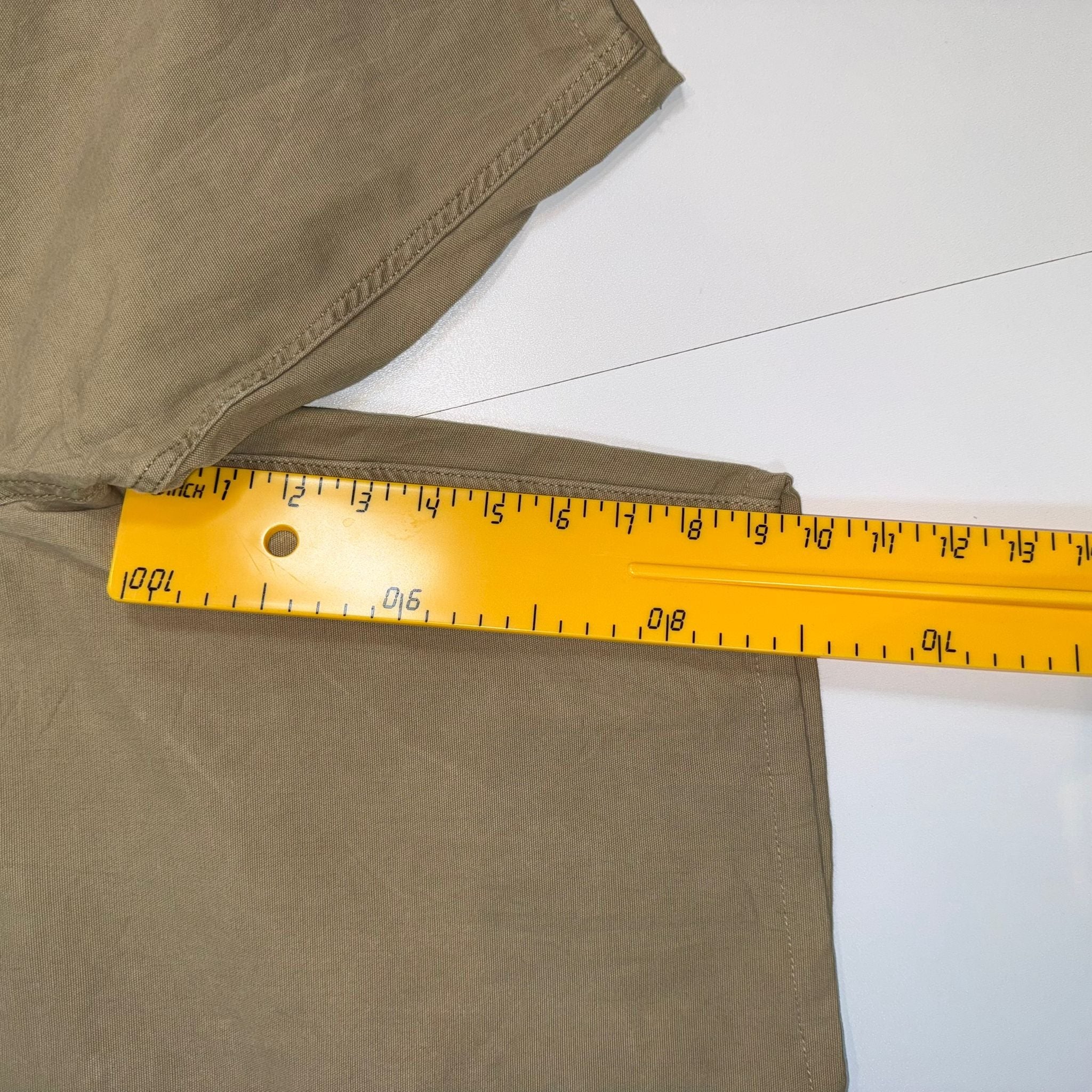 Carhartt Relaxed Fit Canvas Work Shorts Tan W42 L30