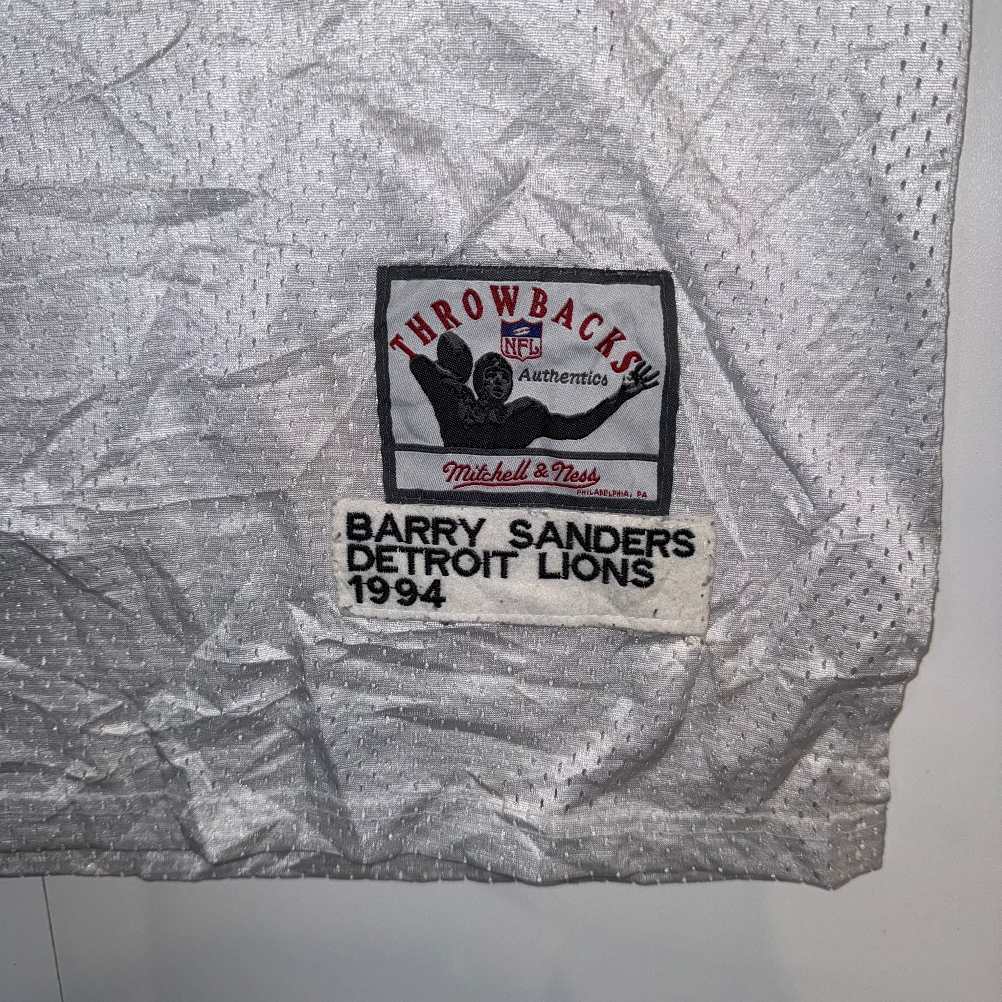 Mitchell & Ness Barry Sanders Detroit Lions Vintage NFL Jersey