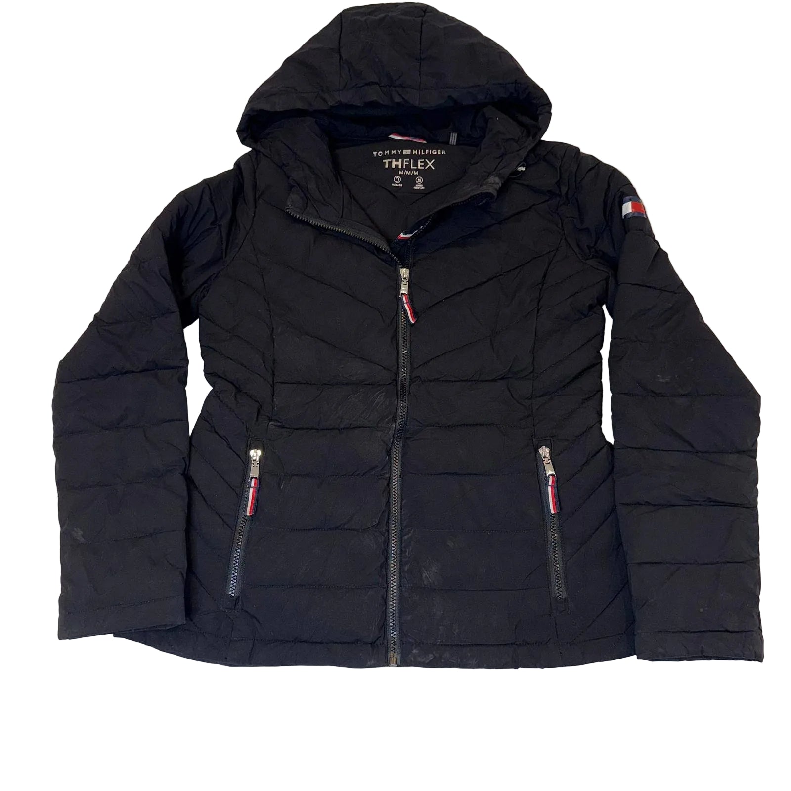 Tommy Hilfiger THFlex Black Puffer Jacket