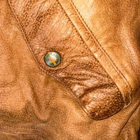 Vintage Brown Leather Jacket