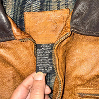 Vintage Brown Leather Jacket