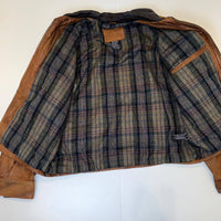 Vintage Brown Leather Jacket