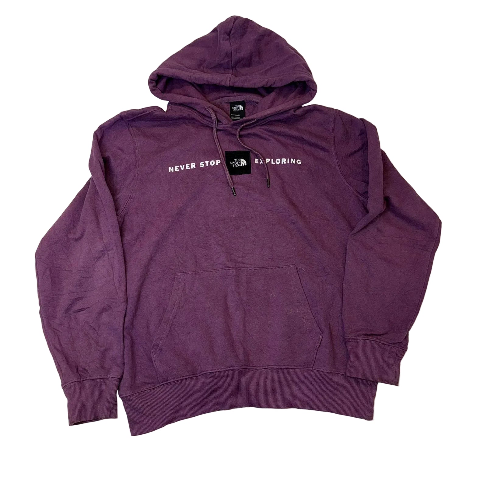 The North Face Purple Hoodie 'Never Stop Exploring'