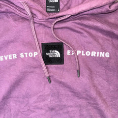 The North Face Purple Hoodie 'Never Stop Exploring'