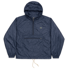 Lacoste navy jacket with hood
