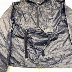 Lacoste navy jacket with hood