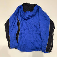 Adidas Blue Vintage Hooded Windbreaker