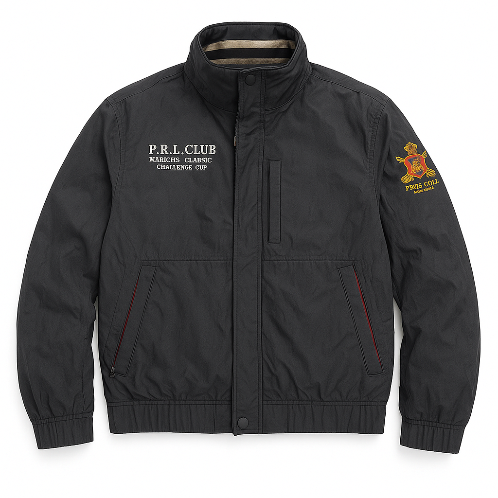 Polo Ralph Lauren navy jacket with embroidery