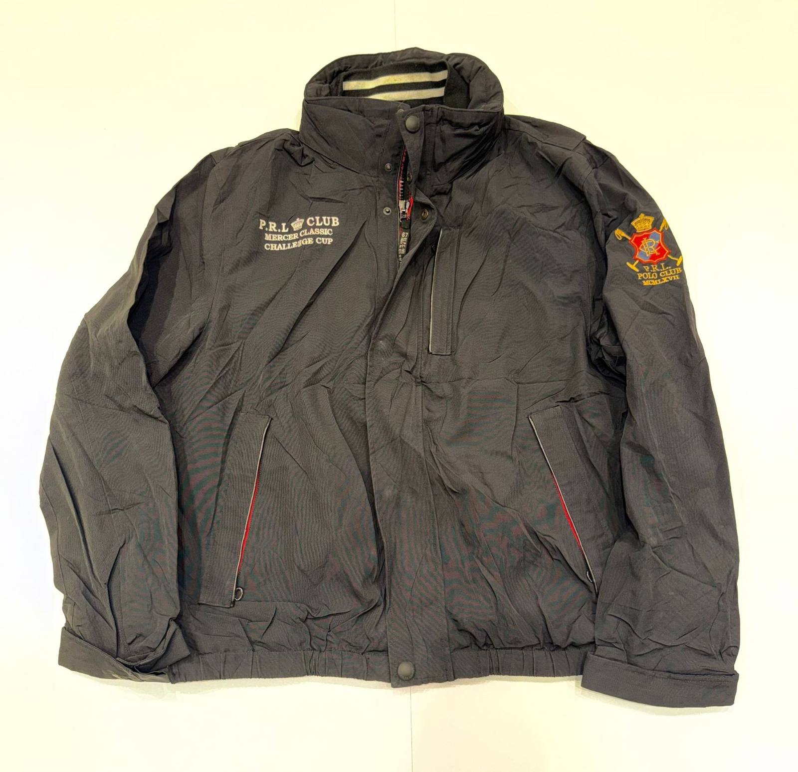 Polo Ralph Lauren navy jacket with embroidery