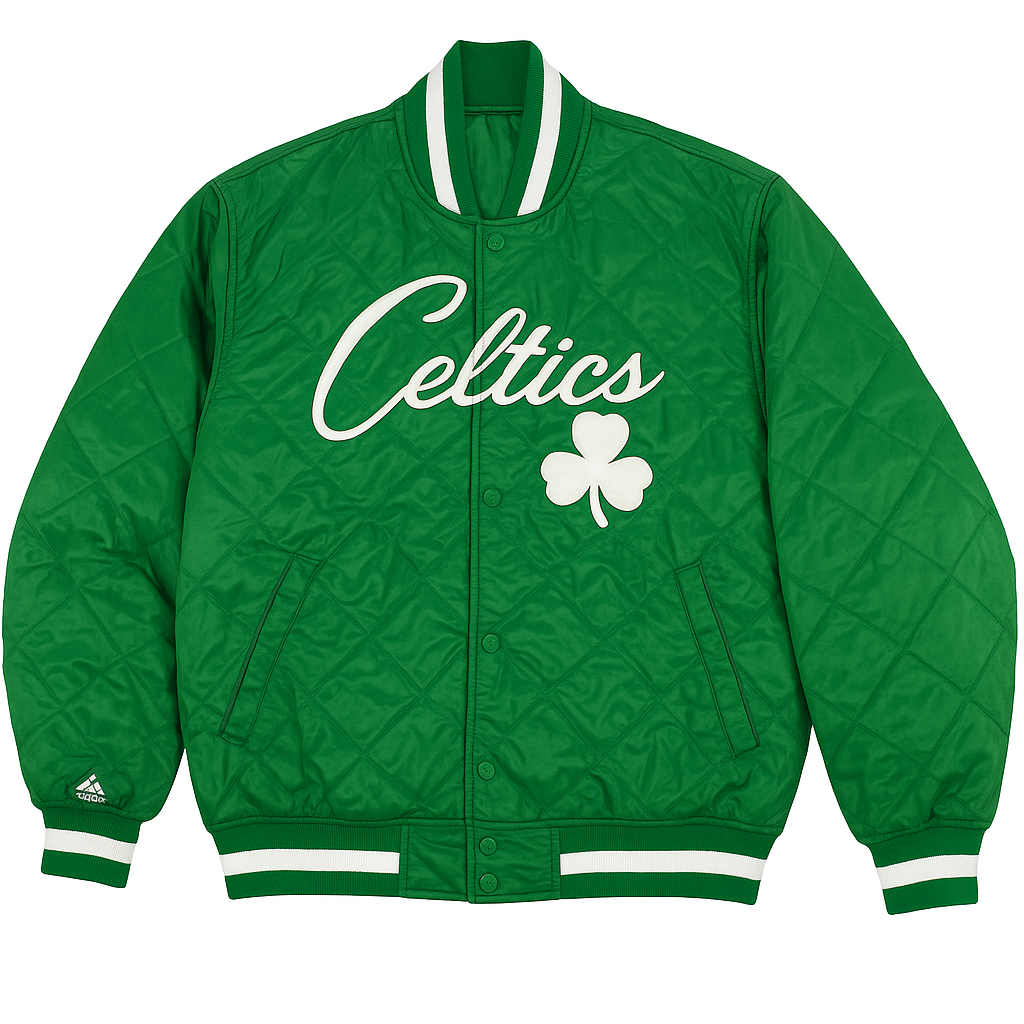 Majestic Athletic green Celtics quilted jacket