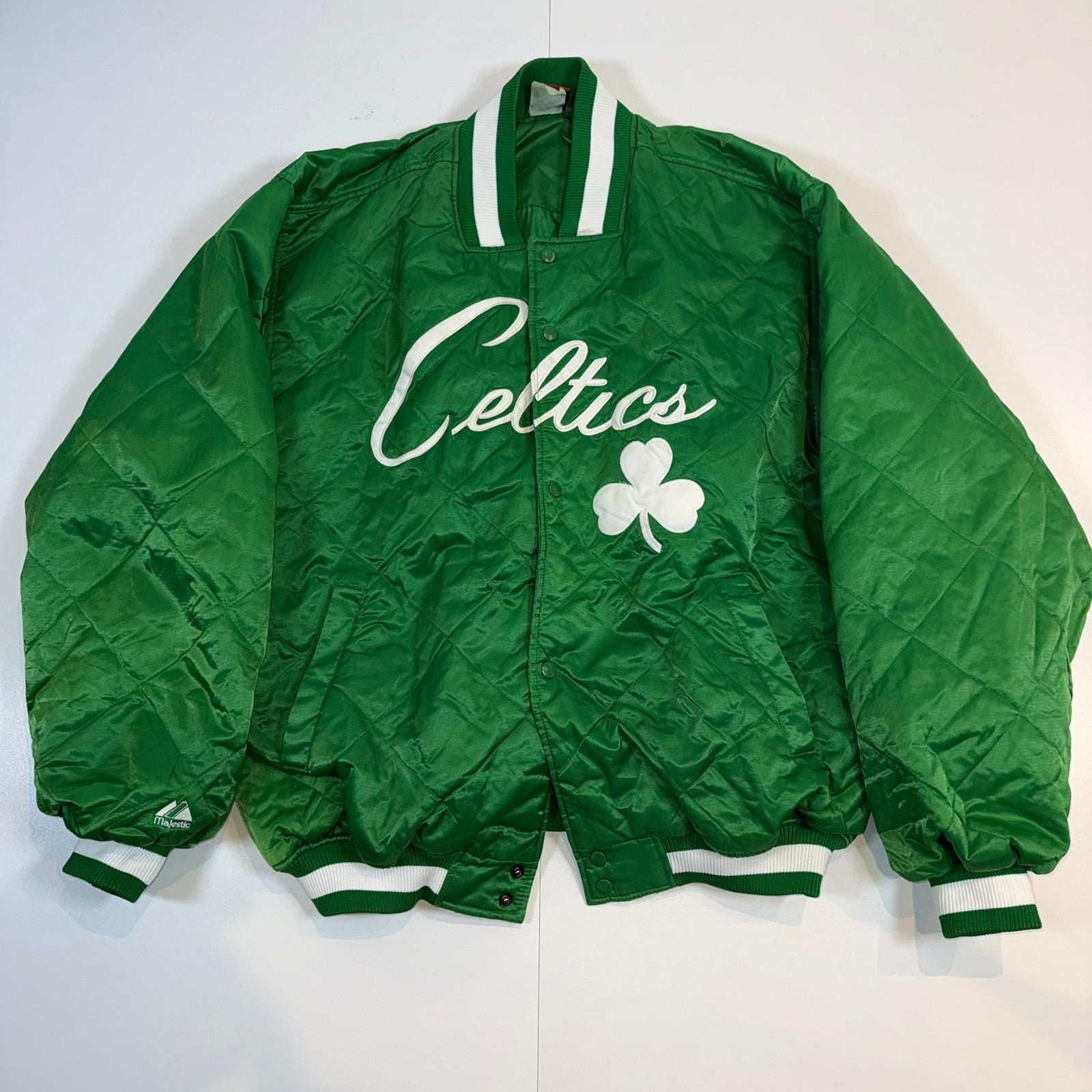 Majestic Athletic green Celtics quilted jacket