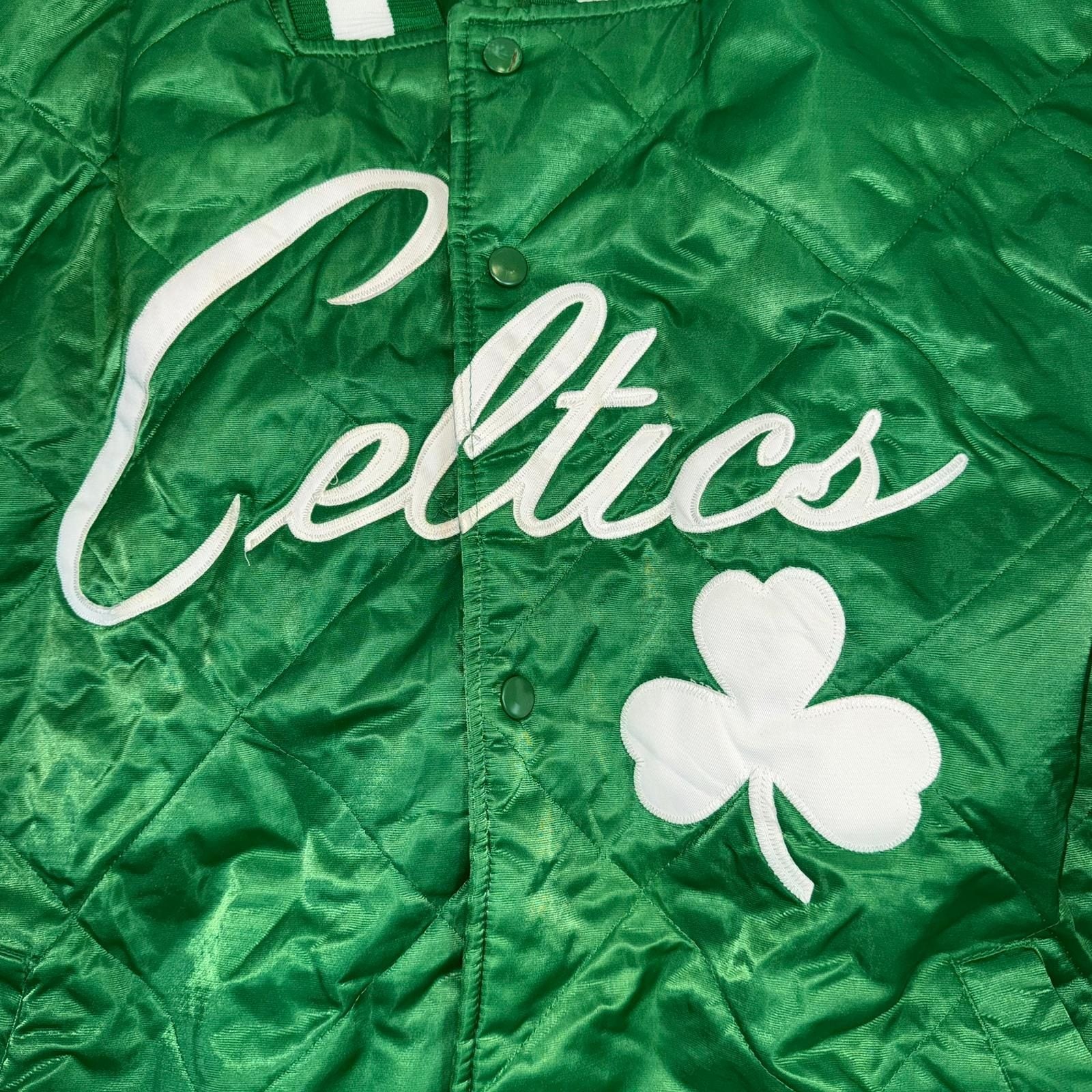 Majestic Athletic green Celtics quilted jacket