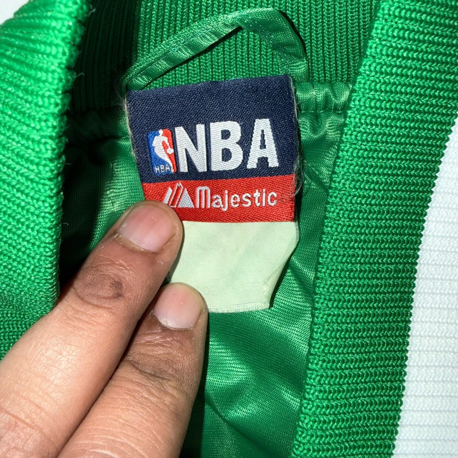 Majestic Athletic green Celtics quilted jacket