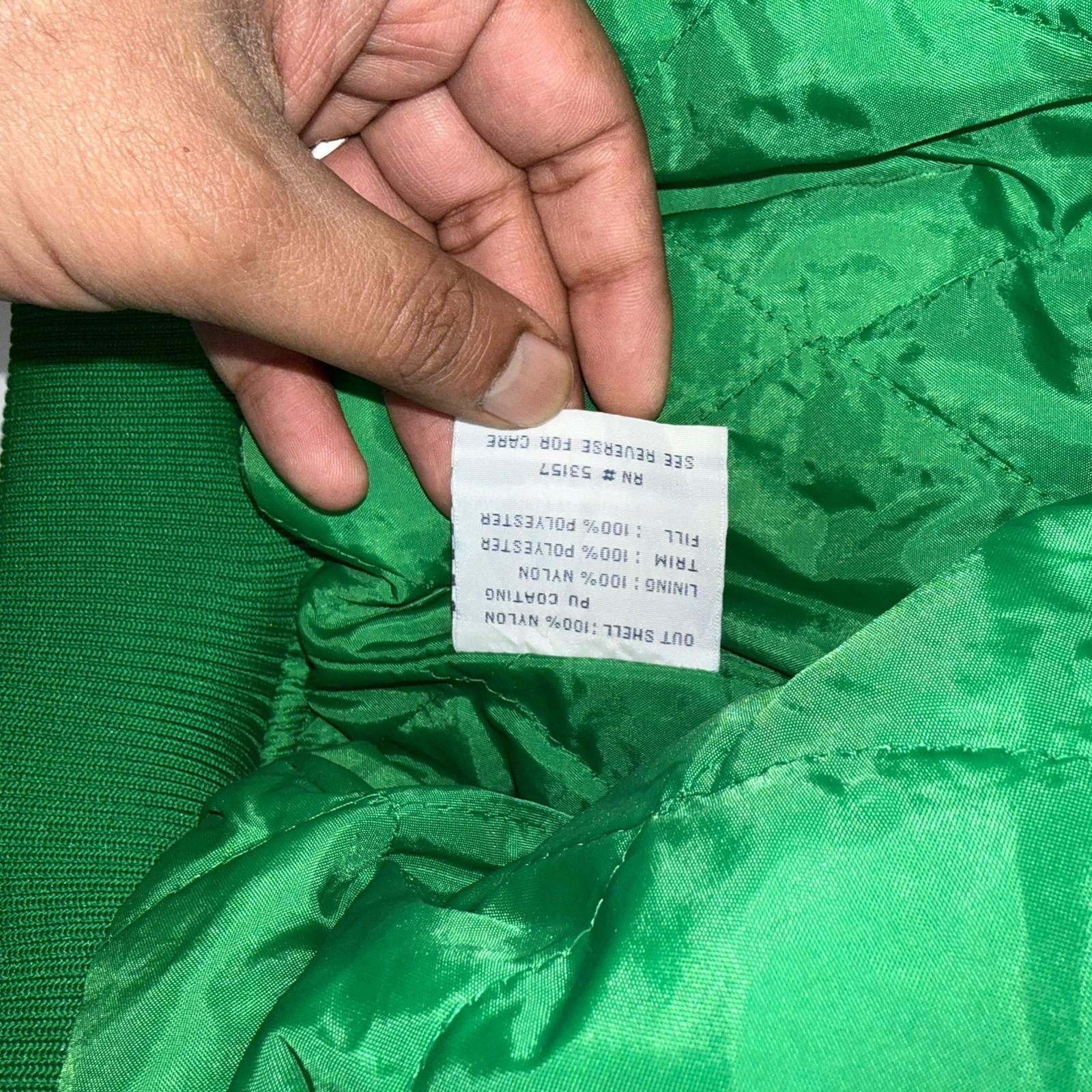 Majestic Athletic green Celtics quilted jacket