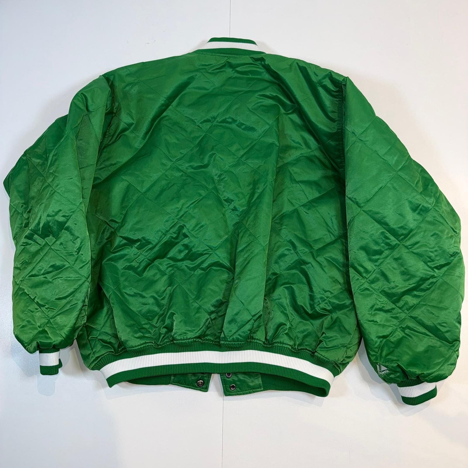 Majestic Athletic green Celtics quilted jacket