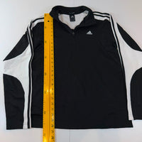 Adidas Clima365 Climawarm 1/4 Zip Track Top Black White Size M Sports Pullover