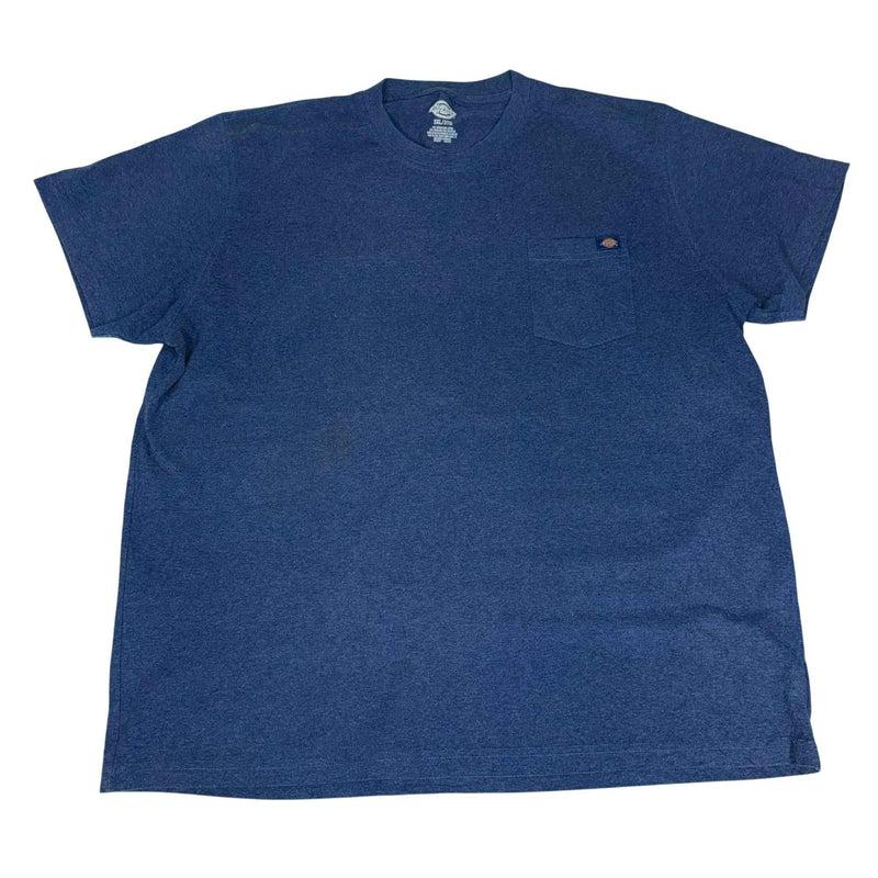 Dickies Pocket T-Shirt Denim Blue Oversized Workwear Mens Size 3XL