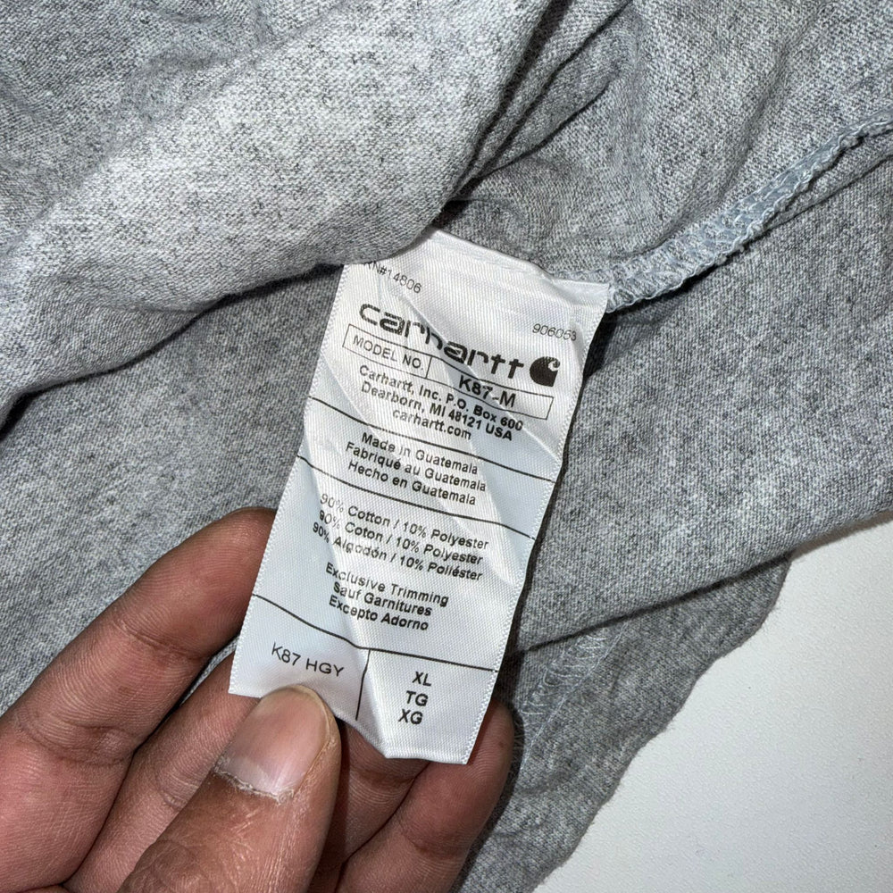 Carhartt Pocket T Shirt Grey Loose Fit XL Workwear
