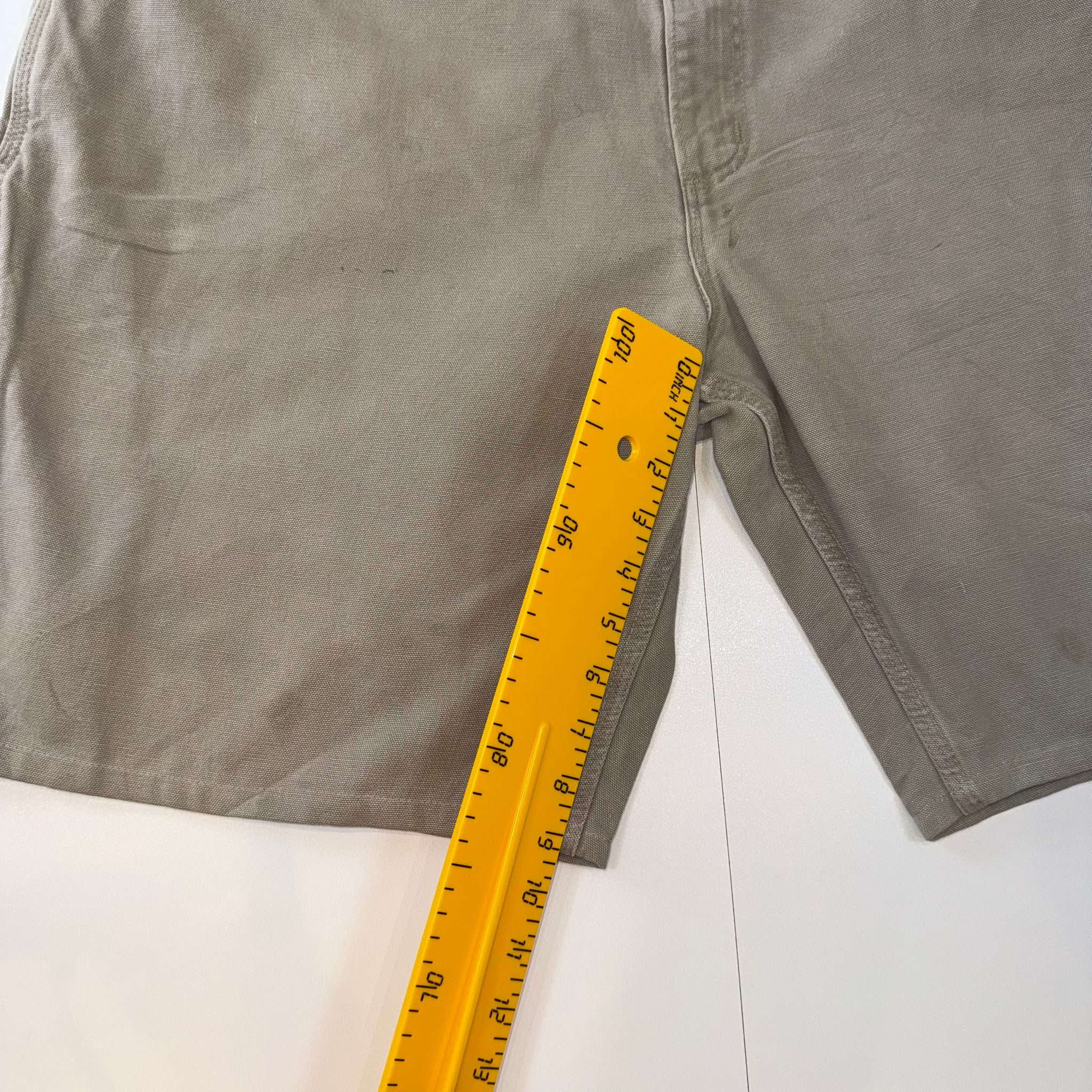 Carhartt Dungaree Work Shorts – Beige/Grey – W44 – Made in USA