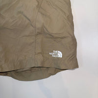 The North Face Women's Nylon Hiking Shorts Khaki Beige Size M Lightweight Outdoor