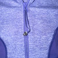Lululemon Scuba Hoodie Full Zip Purple Fleece Lined Size 6