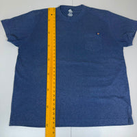 Dickies Pocket T-Shirt Denim Blue Oversized Workwear Mens Size 3XL