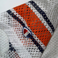 Vintage Champion Hobart #5 Mesh Football Jersey XL White Orange USA Made