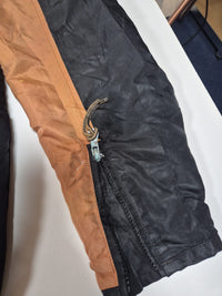 Harley-Davidson Nylon Bomber Jacket Black Orange Embroidered Bar Shield Mens 2XL