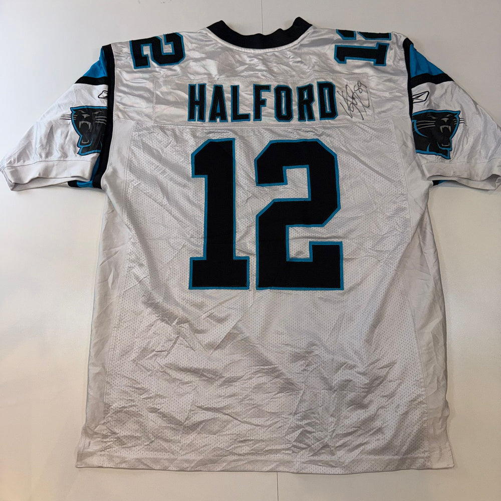 Carolina Panthers #12 “HALFORD” Reebok NFL Equipment On-Field Jersey – Size 50 – Possible Autograph