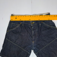 G-Star Raw Elwood 5620 Denim Carpenter Shorts Dark Wash Size 34