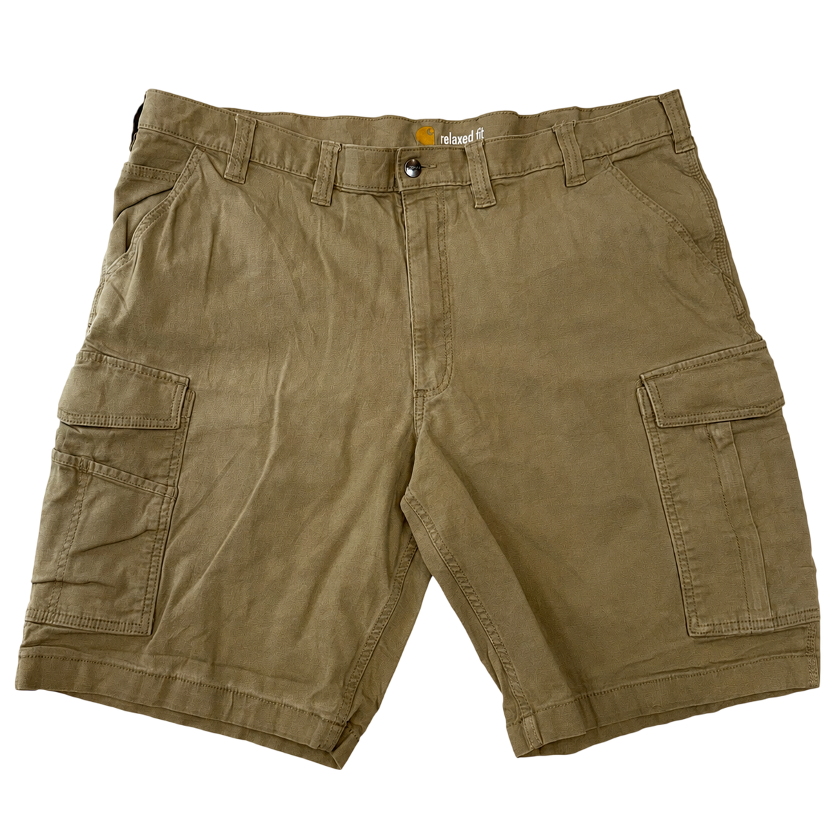 Carhartt Relaxed Fit Cargo Shorts – Khaki Beige – Size 44 Workwear Utility