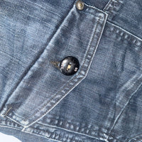 G-Star Raw 3301 Cargo Denim Shorts W32 Blue Utility Y2K