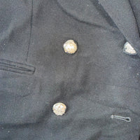 Lauren Ralph Lauren Double-Breasted Wool Blazer with Bullion Crest Buttons (Size 10)